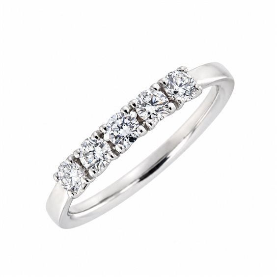 Anello Fanton Gioielli Donna FEDINE DIAMANTI in Oro bianco Diamante 0.48 Ct ANOR-268-52 - ANOR-268-52